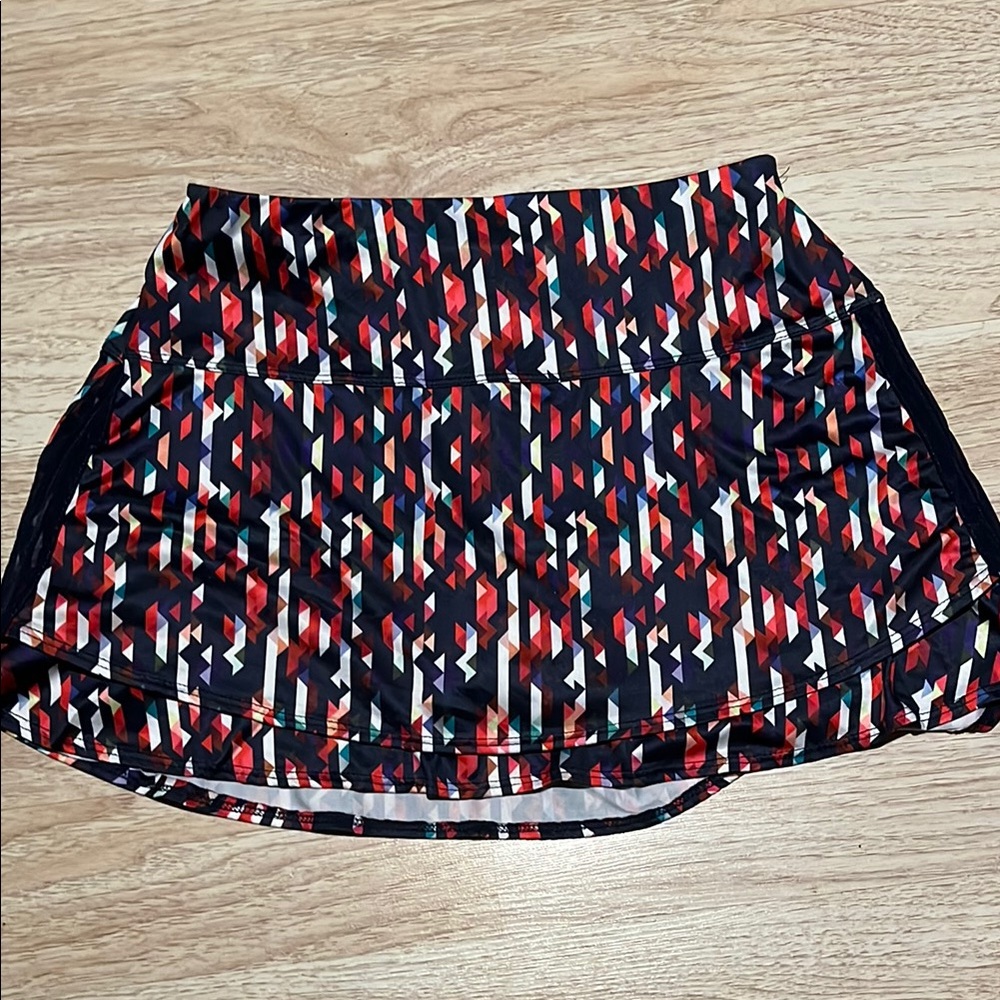 Geometric Patterned Skirt - Lucky in Love